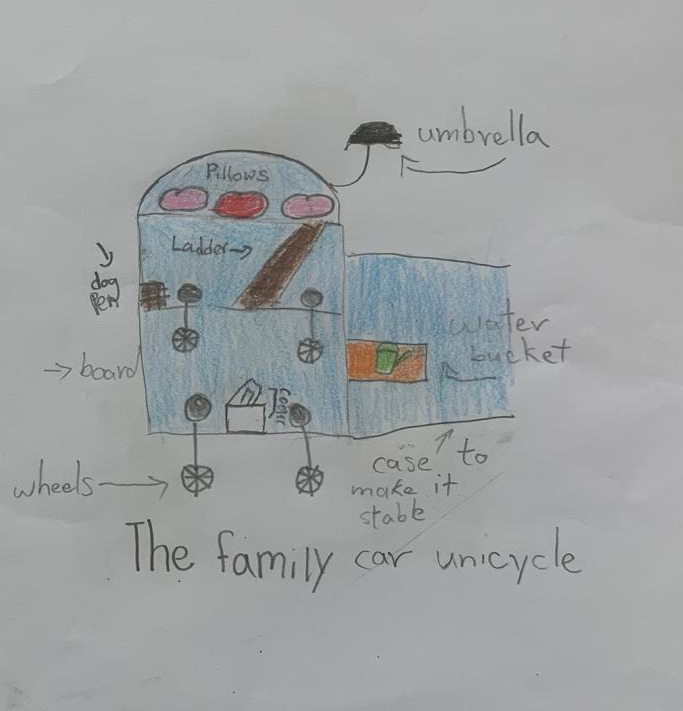 The Family Car Unicycle : Little Inventors